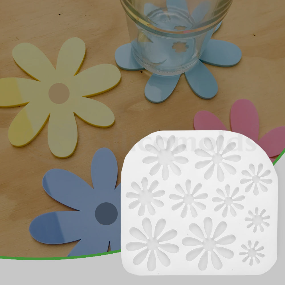 SILICOMOLDS-D-Typ 3d Flower -10 Cvt -URP313RM